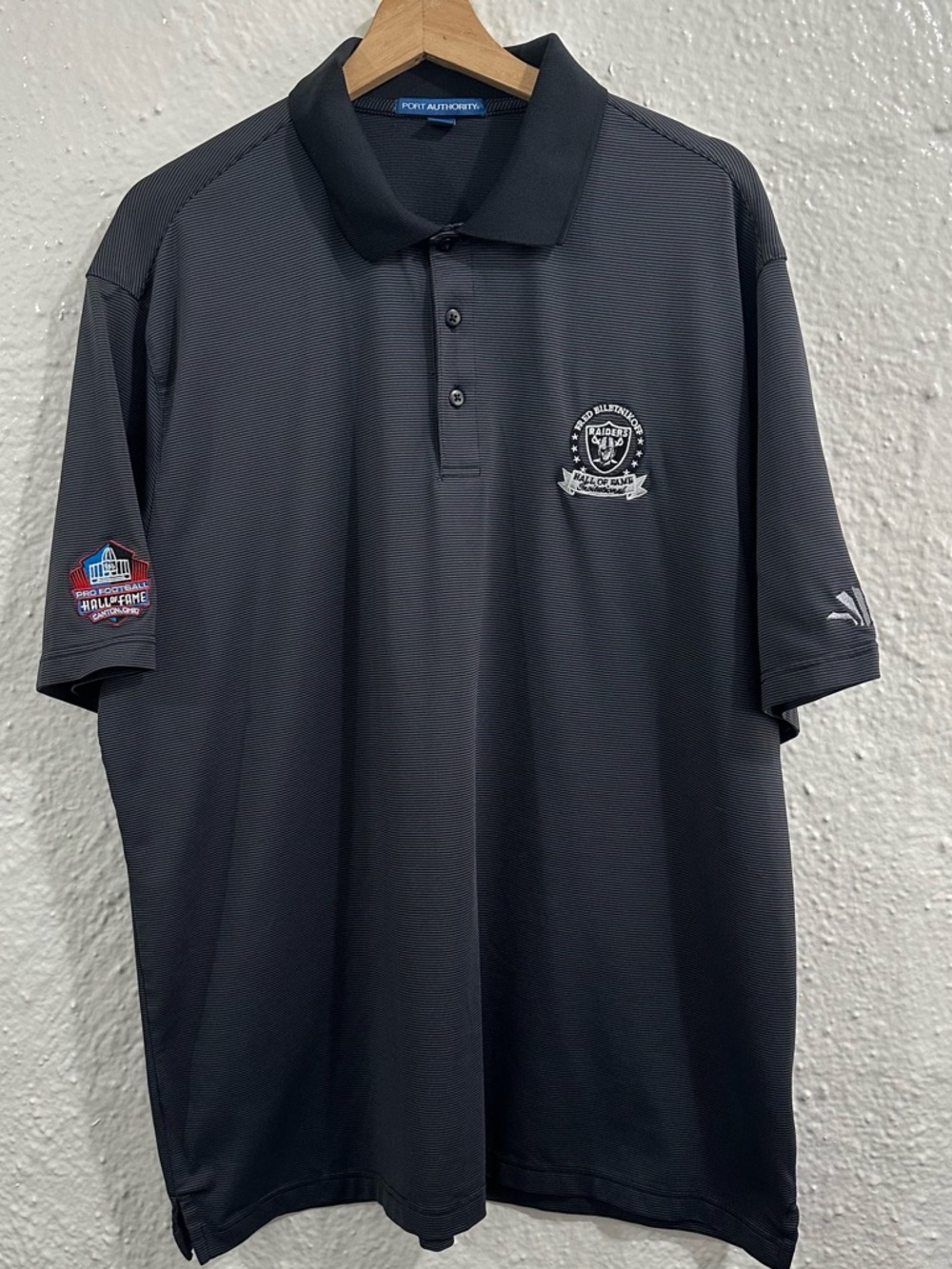 Fred Biletnikoff Golf Polo Shirt Men’s  XL Raiders Hall of Fame Tee